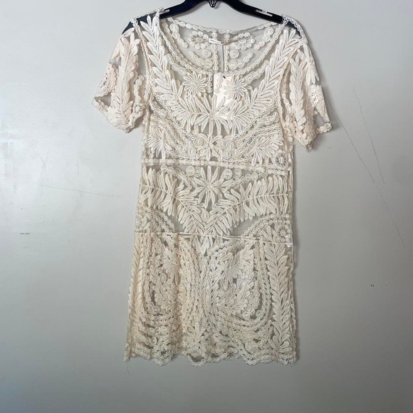 Nwt cream lace dress by - Picture 1 of 3